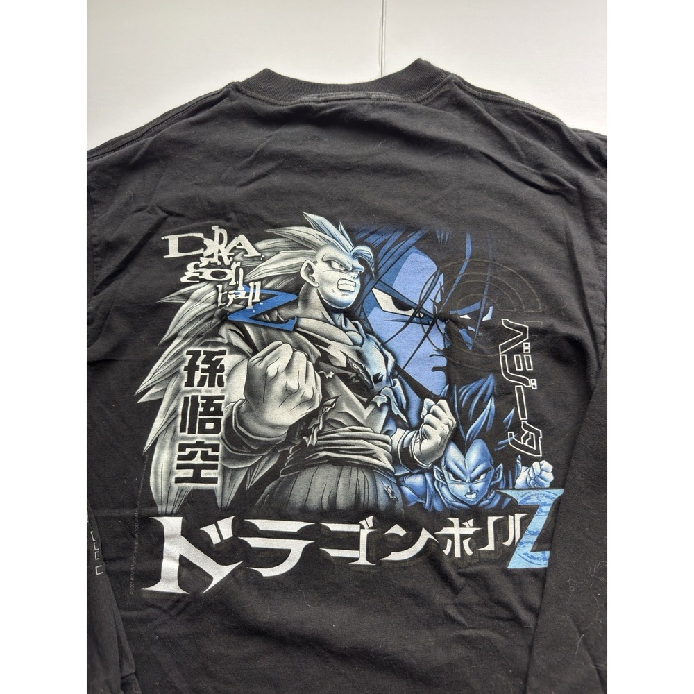 RARE Vintage 2001 DBZ Dragon Ball Z Son Goku SS3 Super Saiyan 3 Anime Shirt S - Picture 2 of 10